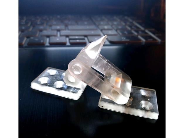 perfect Latch+toggle+lock+samesize+printed+tested 3d model
