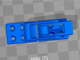 perfect Latch+toggle+lock+samesize+printed+tested 3d model