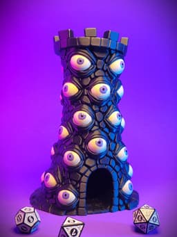 The Eye-full dice tower 3d model