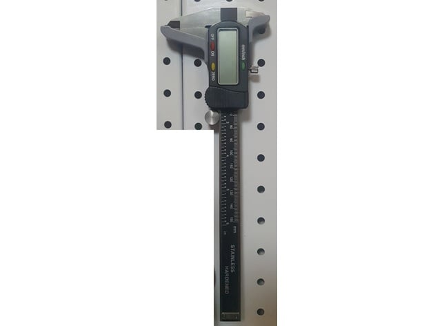 Wall mount for calipers 3d model