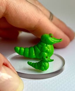 Crocodile — Vintage Plastic Toy 3d model