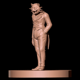 POCKETCAT Fear and Hunger tabletop D&D RPG miniature figurine – scale STL Fan Art 3d model