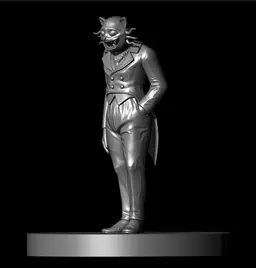 POCKETCAT Fear and Hunger tabletop D&D RPG miniature figurine – scale STL Fan Art 3d model