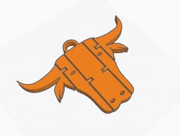 ARTICULATED COW HEAD.stl 3d model