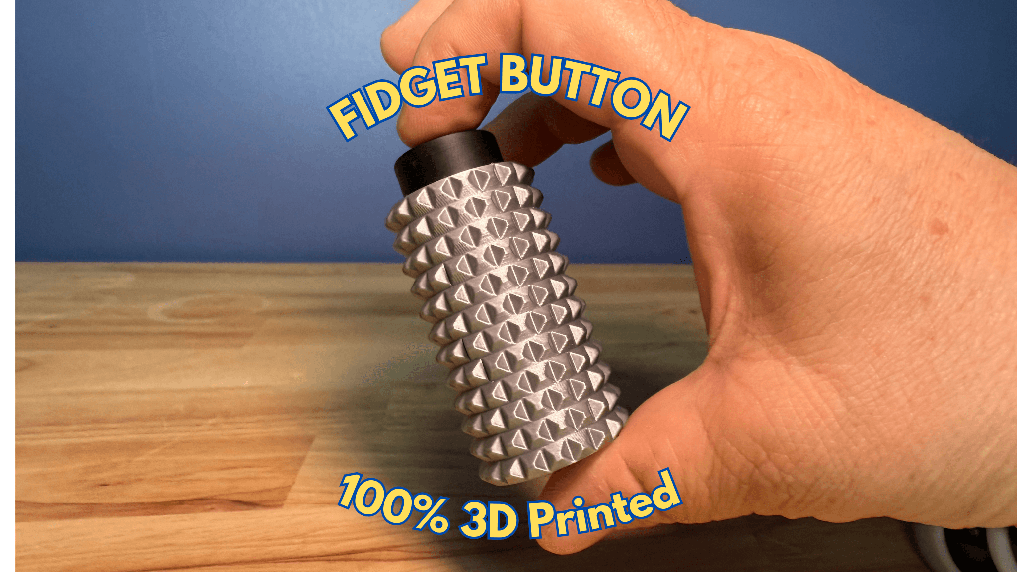 TALL SPIKED BUTTON BY LUKE 3d model