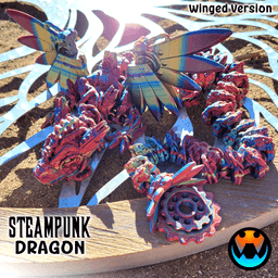 Steampunk Dragon 3d model