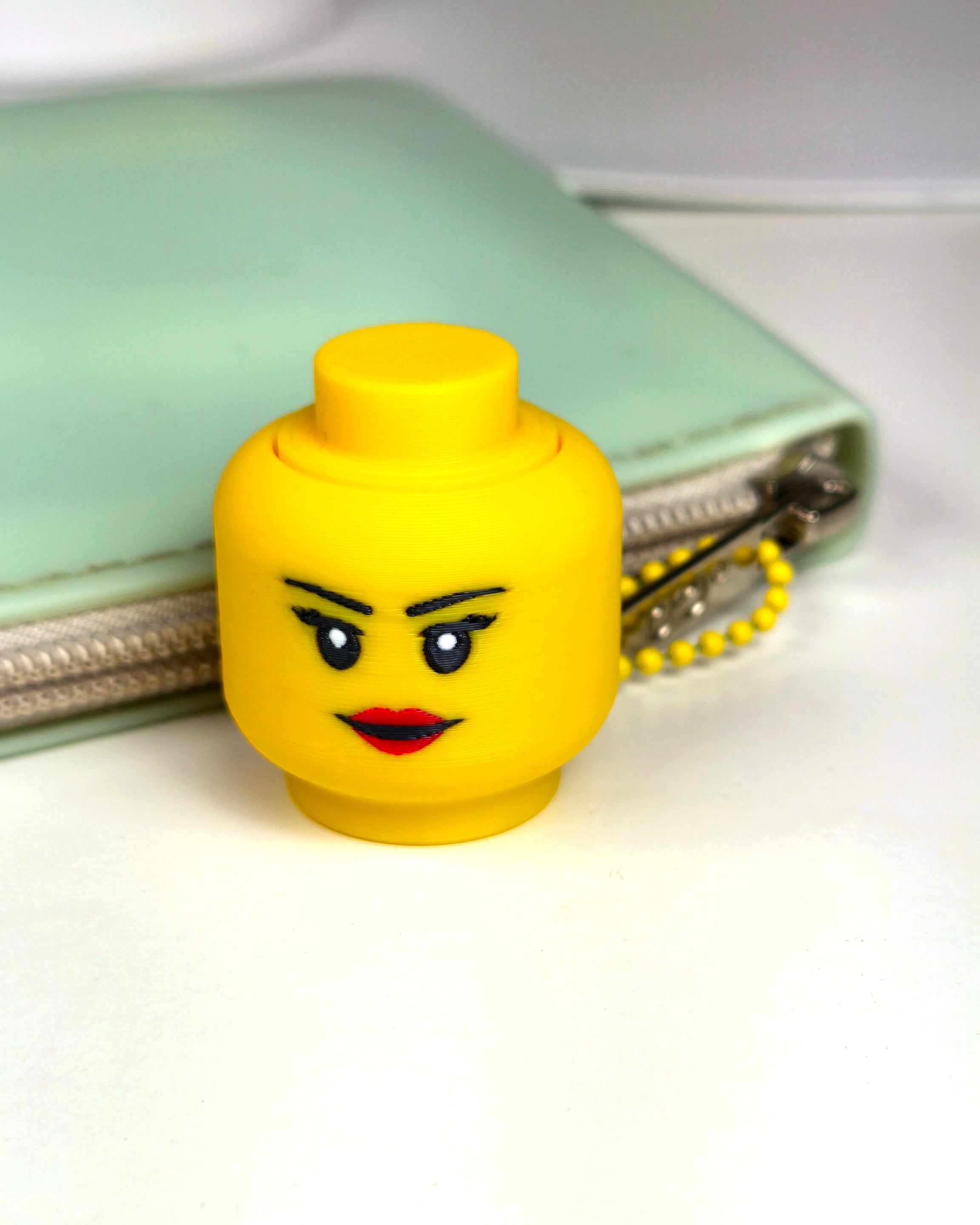 Lego Head Fidget Clicker 3d model