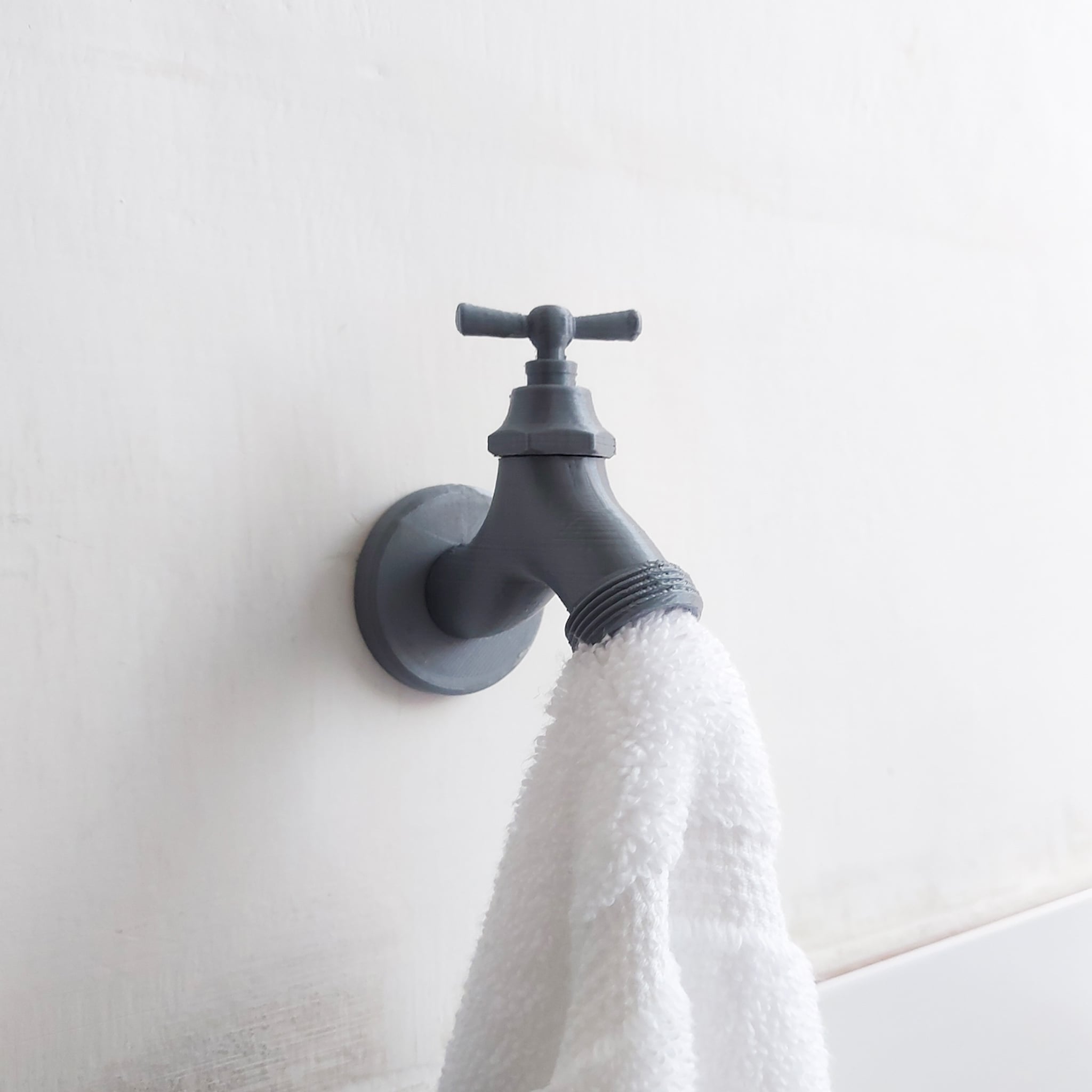 Faucet Towel Hanger 3d model