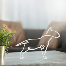 Dog Line Art, Modern, Minimalist 3d model