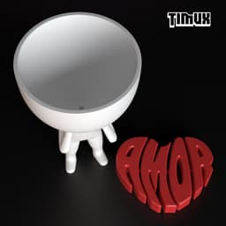 ROBERT PLANT WITH A "AMOR" HEART 3d model