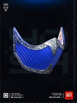 MK2 Kitana Mask 3D Printer STL File 3d model