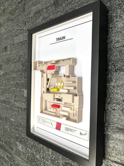 3D Printed Gaming Map -Inspired by "Train" - Fan Art 3d model