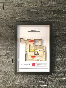 3D Printed Gaming Map -Inspired by "Train" - Fan Art 3d model