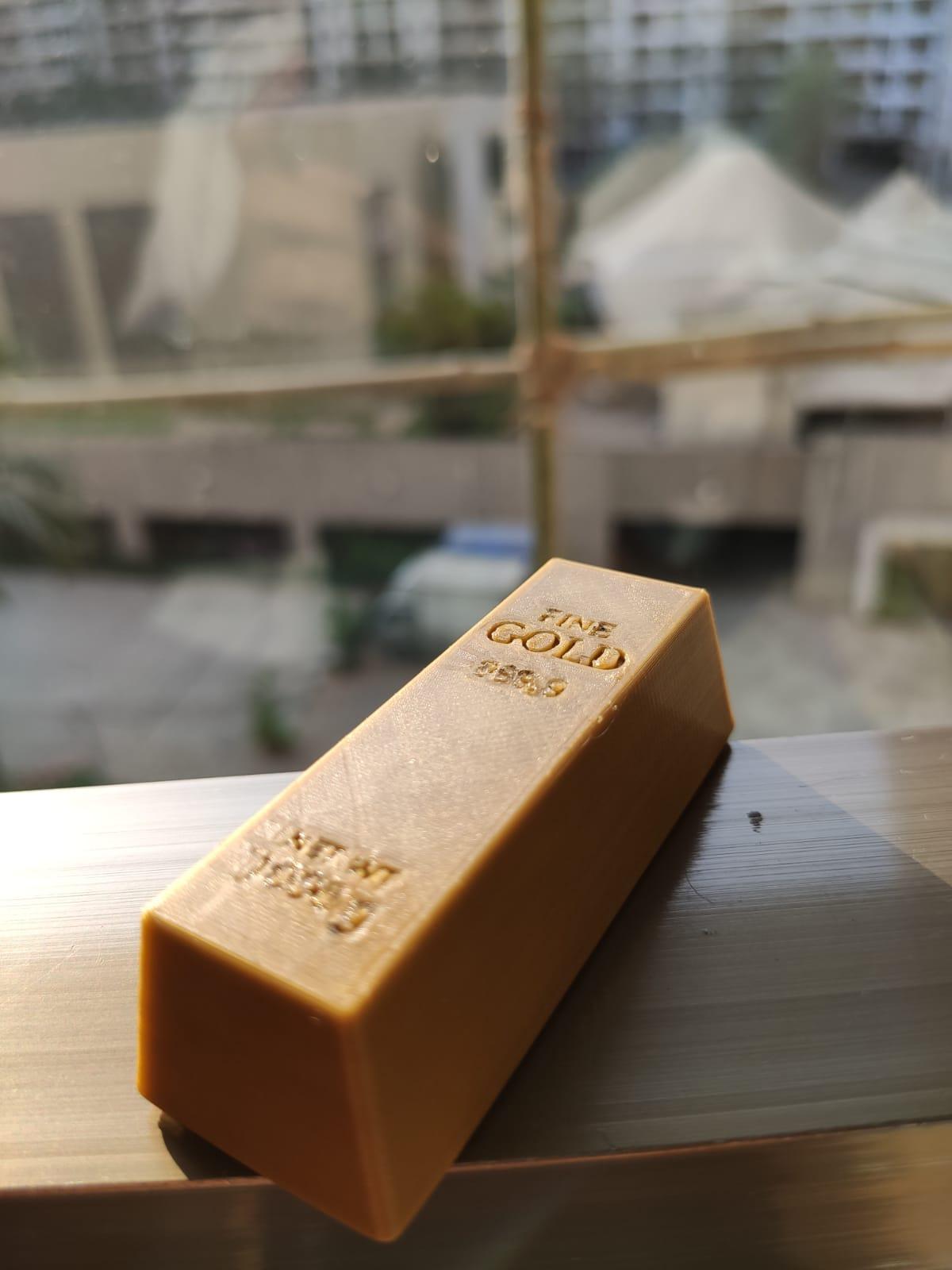 Gold Brick 3d model