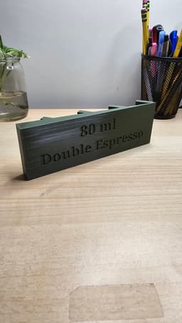 Double Espresso Vertuo Pod Holder for Nespresso 3d model