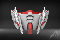 Unicorn - Mecha Mask 3d model