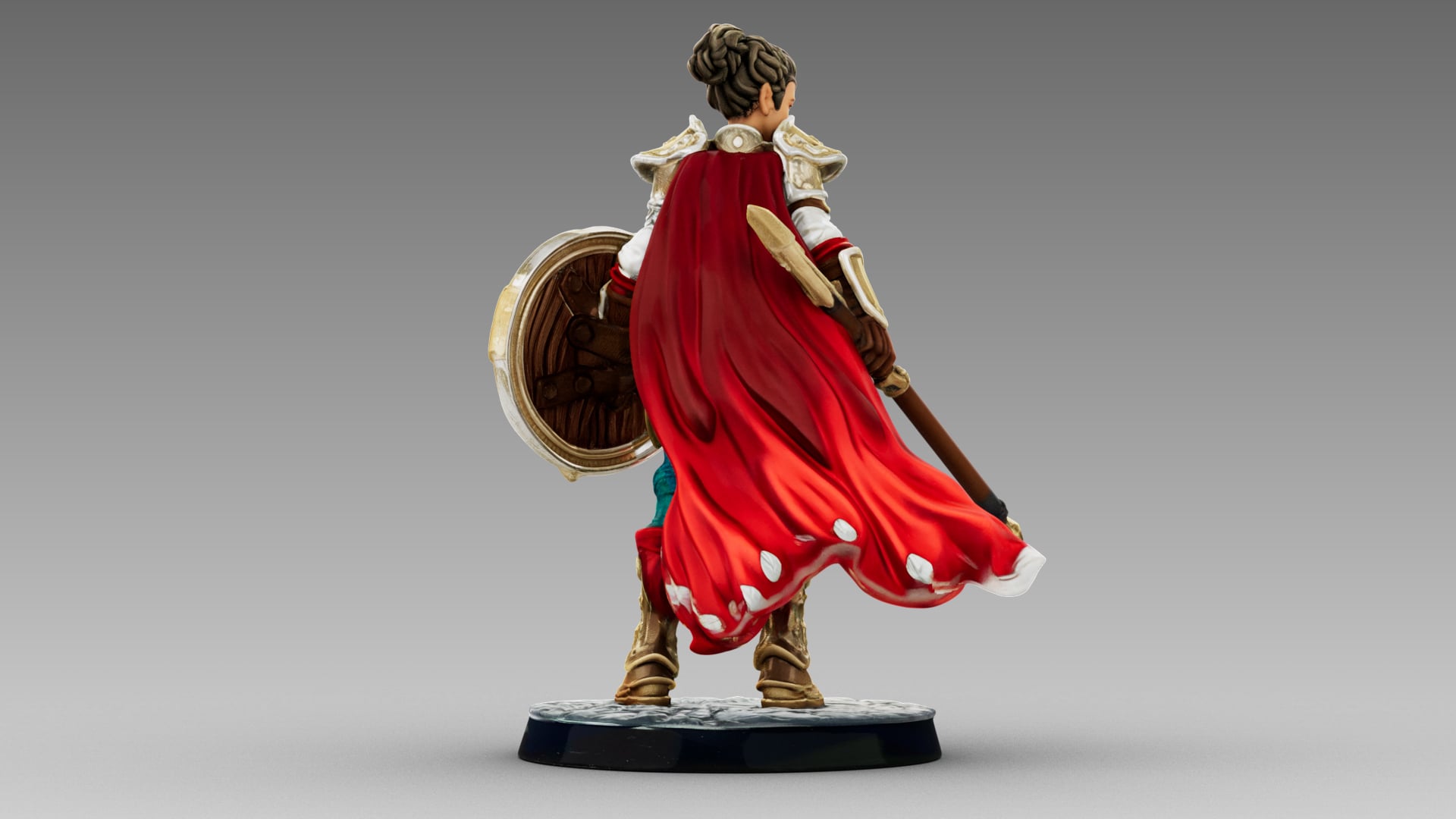 Crimson Shieldmaiden 3d model