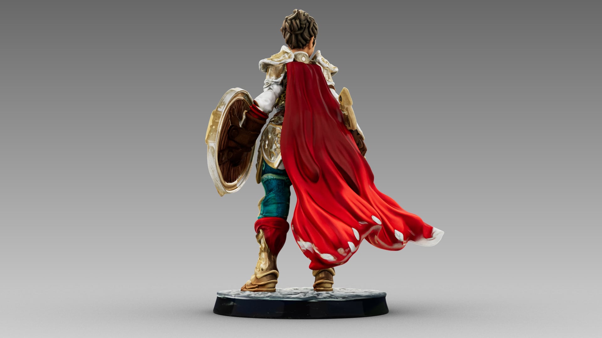 Crimson Shieldmaiden 3d model