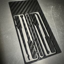Hacker Credit Card = Lock Picks that fit in Wallet 3d model