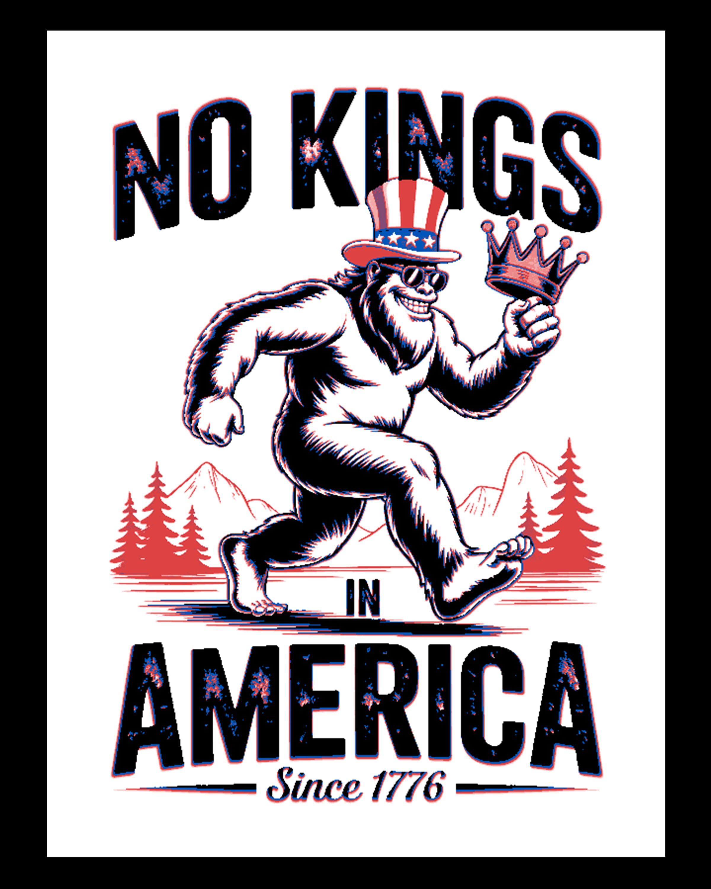 Say it with a Sign - No Kings in America Since 1776 3d model