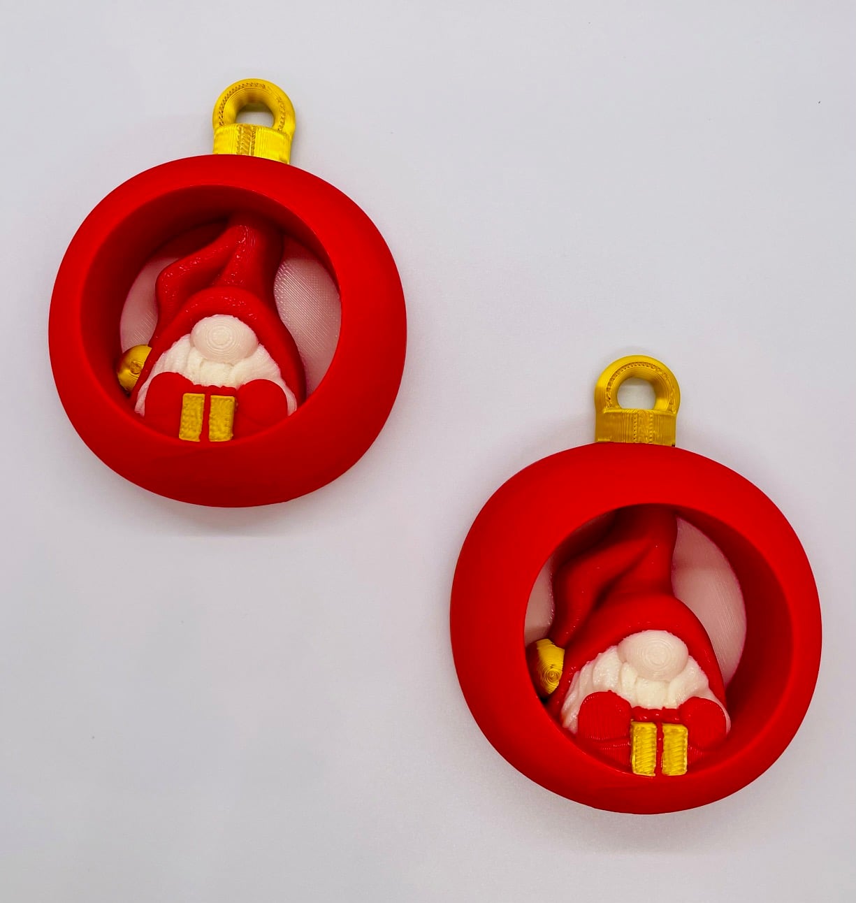 Gift Gnome Ornament Set 3d model