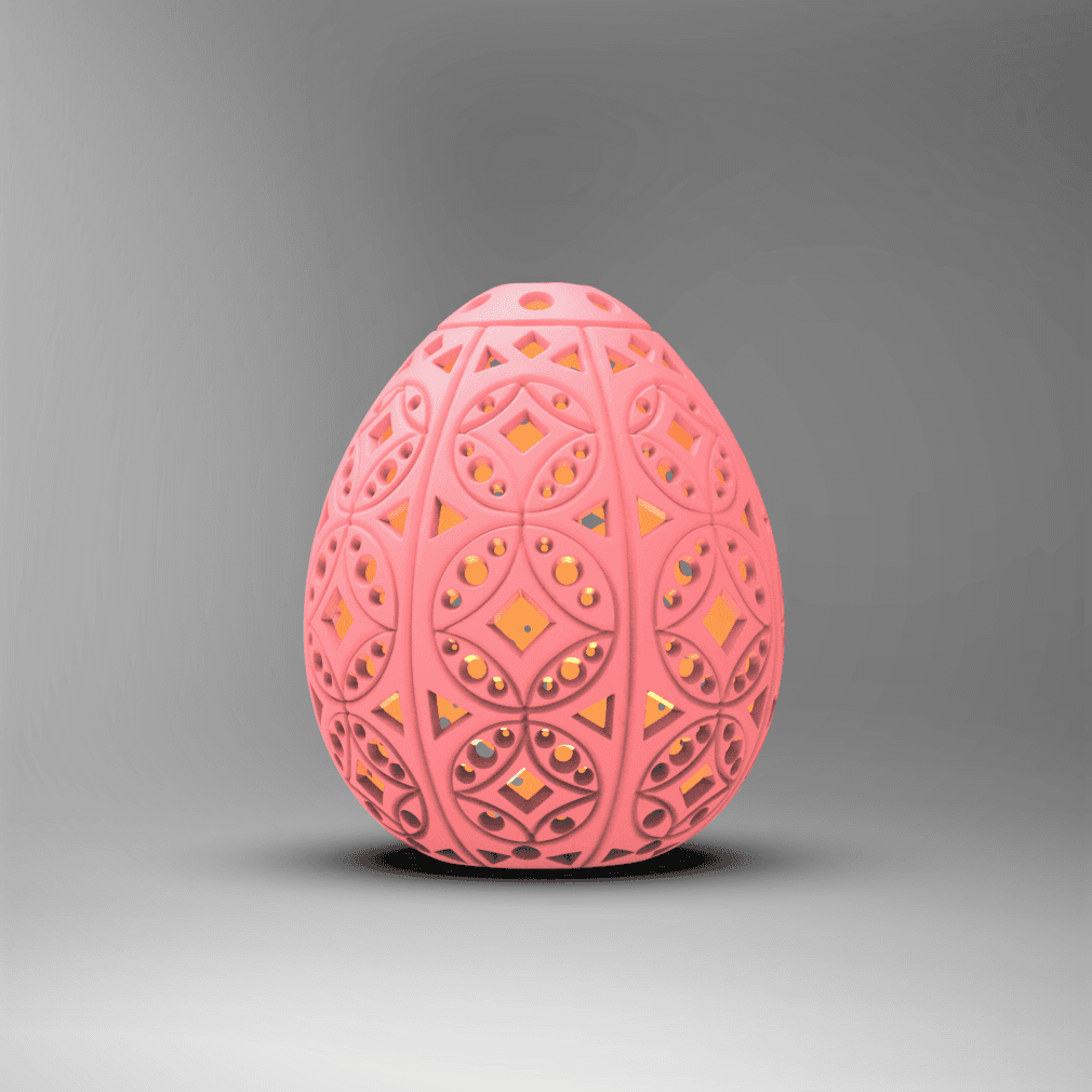 Egg Tealight Cover -*Holy* 3d model