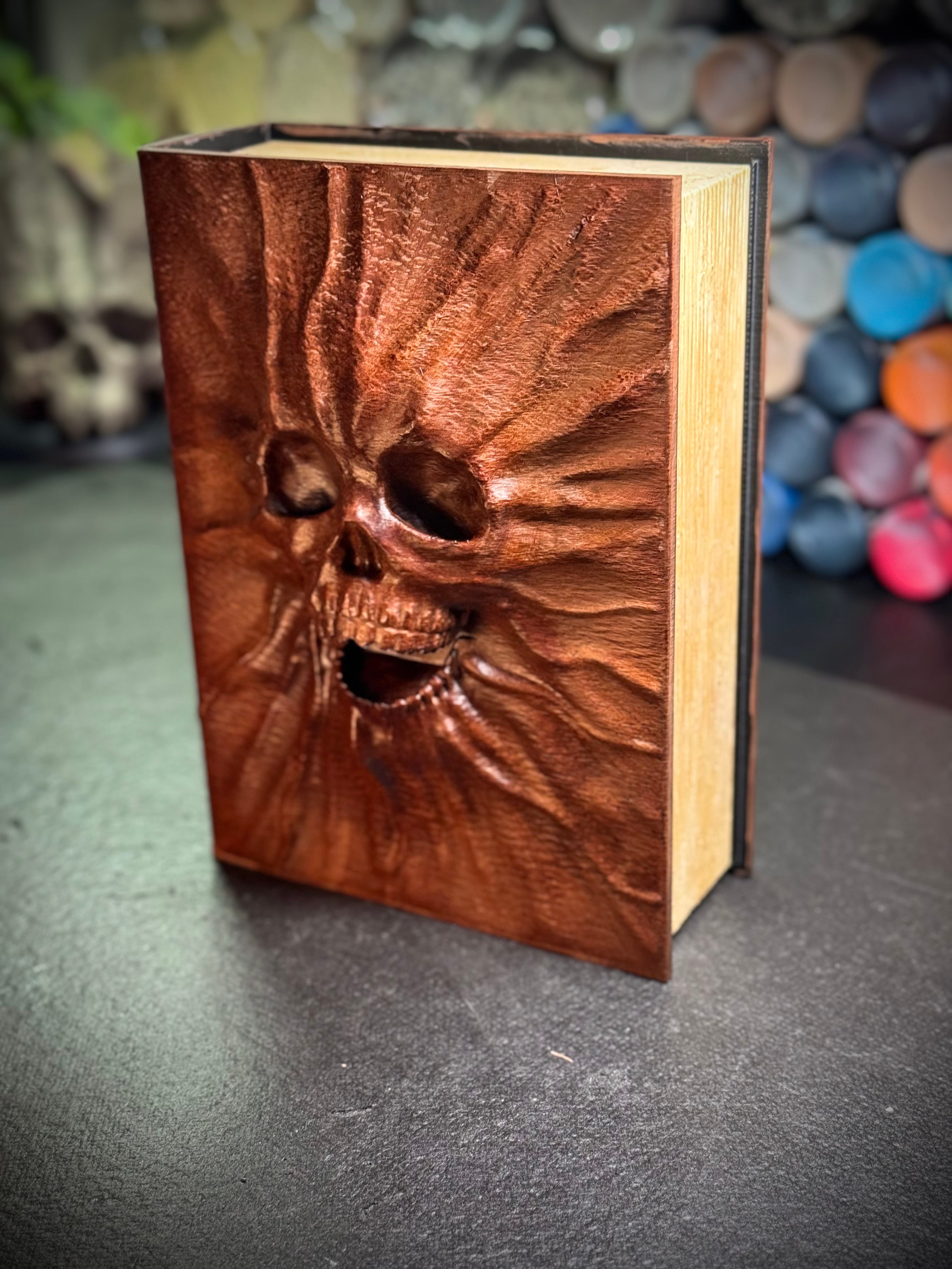 Skull Book Box 3d model