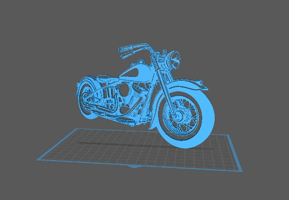 Harley Davidson - Knucklehead Wall Art 3d model