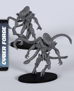 Void Clickers - With Free Cyberpunk Warhammer - 40k Sci-Fi Gift Ideas for RPG and Wargamers 3d model