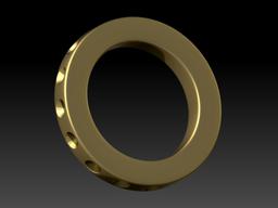 gold Ring US size 8 / 18.14 mm