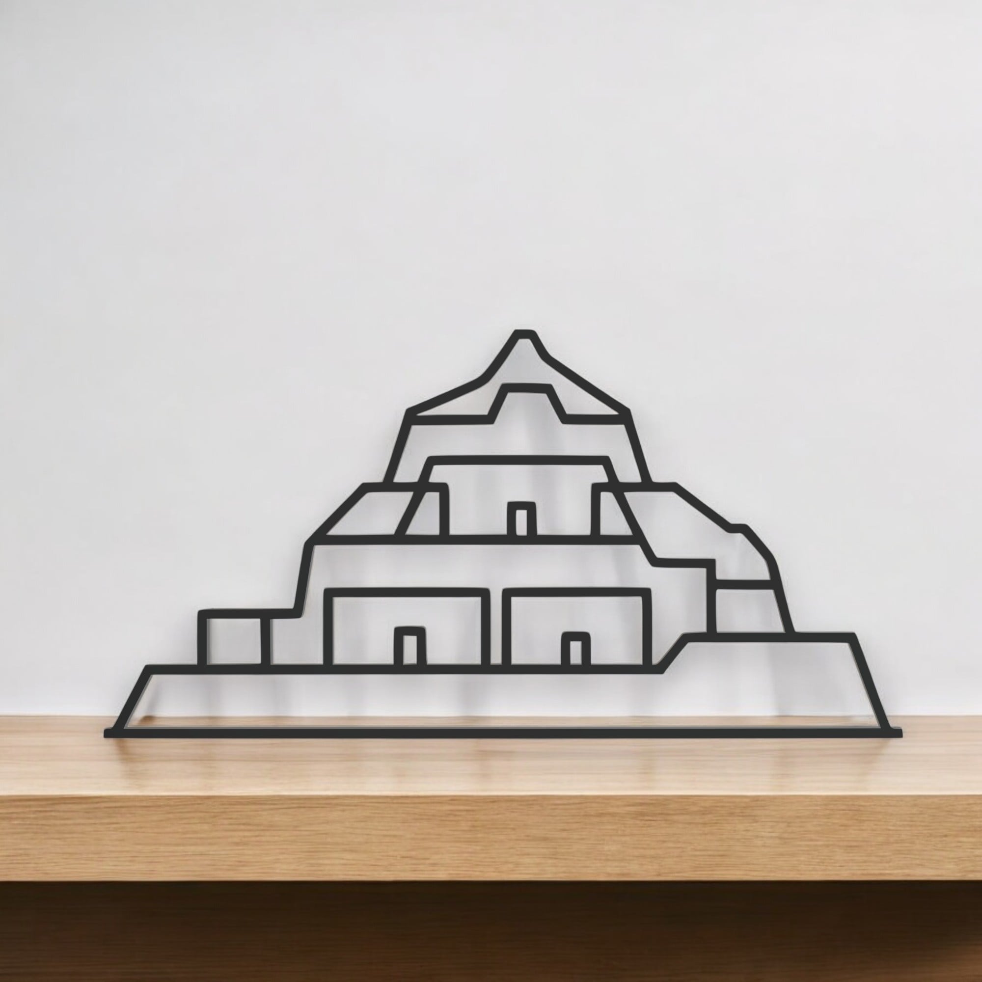 Macchu Pichu Line Art - Desktop Line Art 3d model