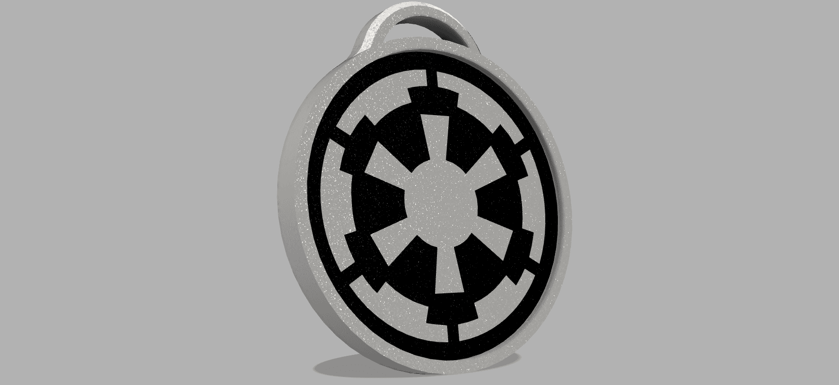 Galactic Empire Keychain or Ornament  3d model