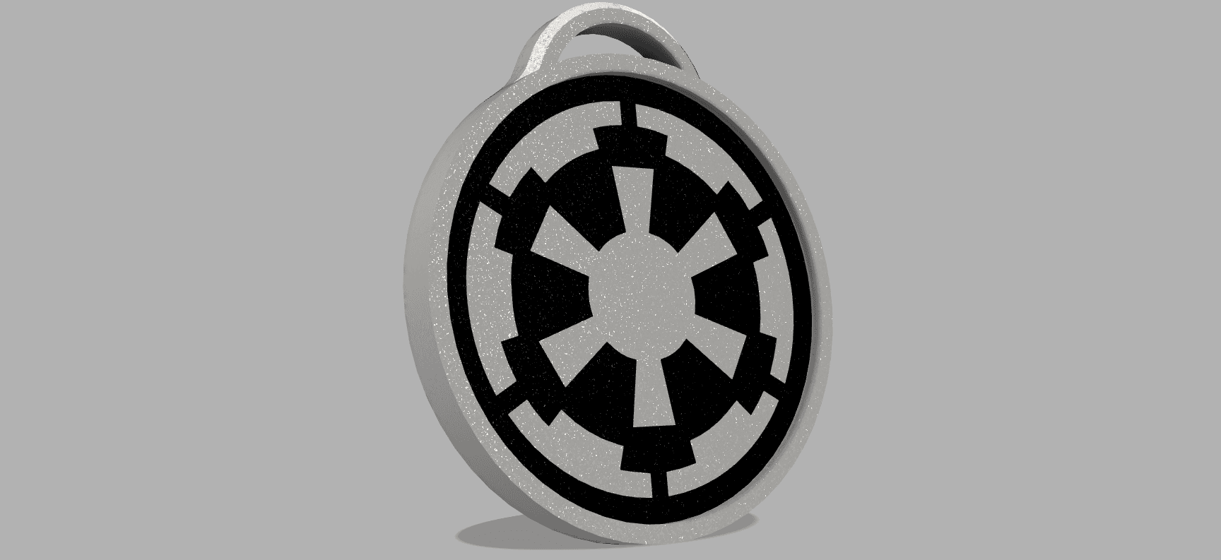 Galactic Empire Keychain or Ornament 3d model