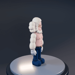 Skips kaws figure file 3d model