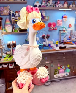 Cheerleader Goose Gear for Porch Goose 3d model