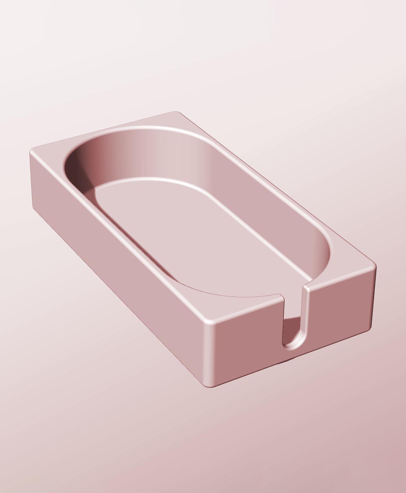 CX68-30-SS Stackable slotted bin box module for creative decor 3d model