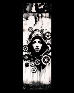 City Murals and Graffiti as Art - Set of bookmarks 3d model