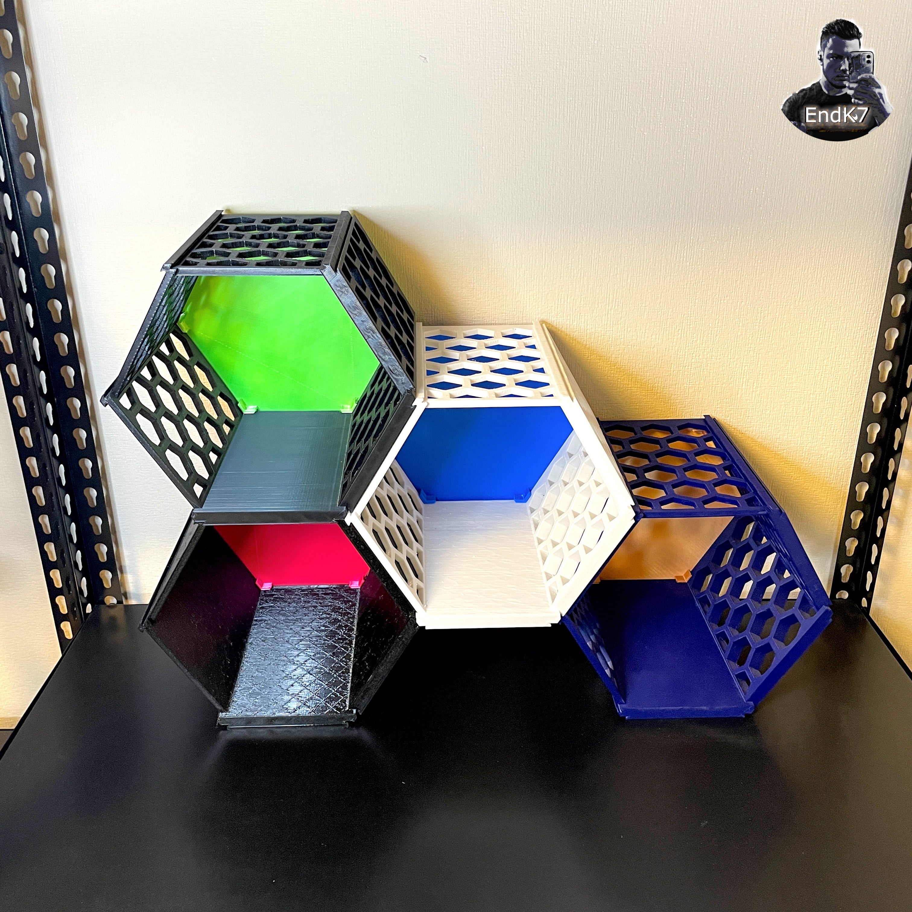 Honeycomb Desk Organizer 3d model
