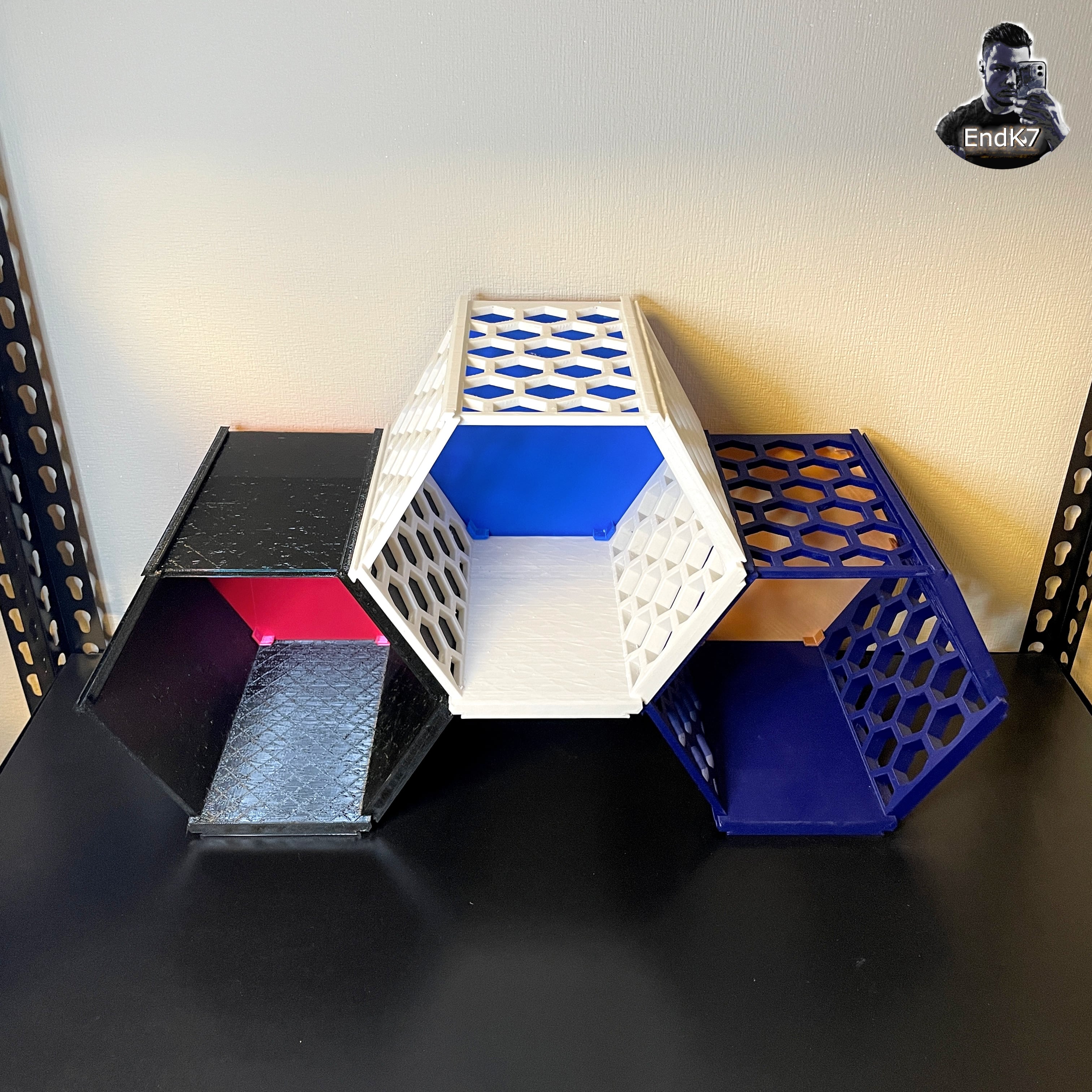 Honeycomb Desk Organizer 3d model