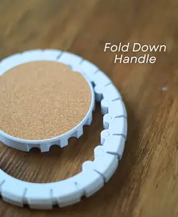 Spill Proof Coffee Carrier - carrying mug coaster 3d model