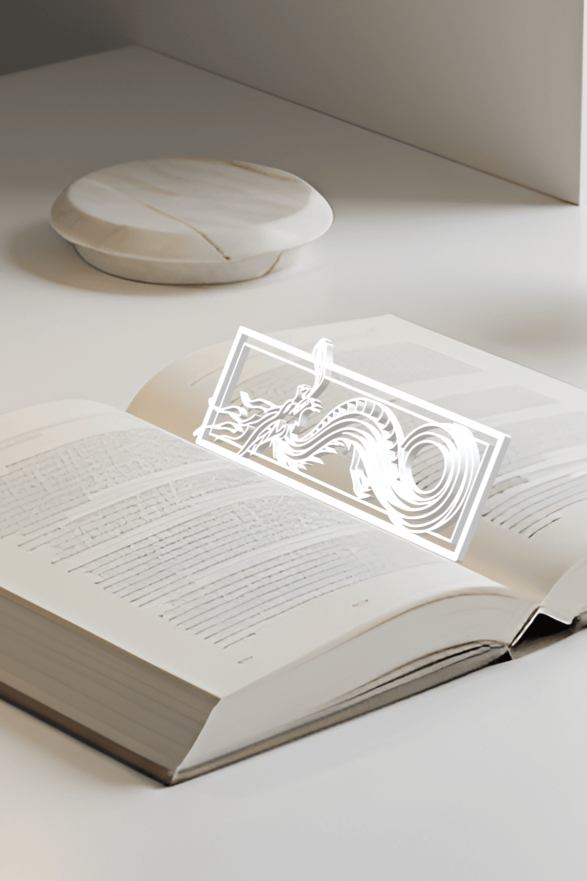 Dragon Bookmark, Gift Idea 3d model