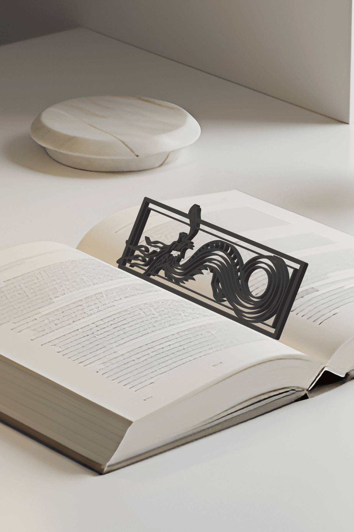 Dragon Bookmark, Gift Idea 3d model