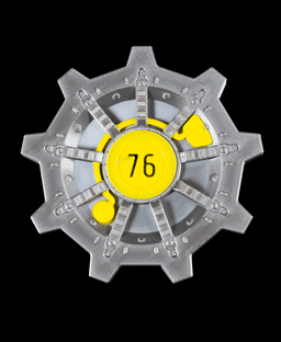 Fallout Vault Door Coaster / Fridge Magnet 3d model