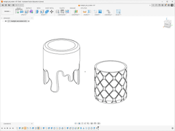 Yet another dripping tealight holder (38 mm) 3d model