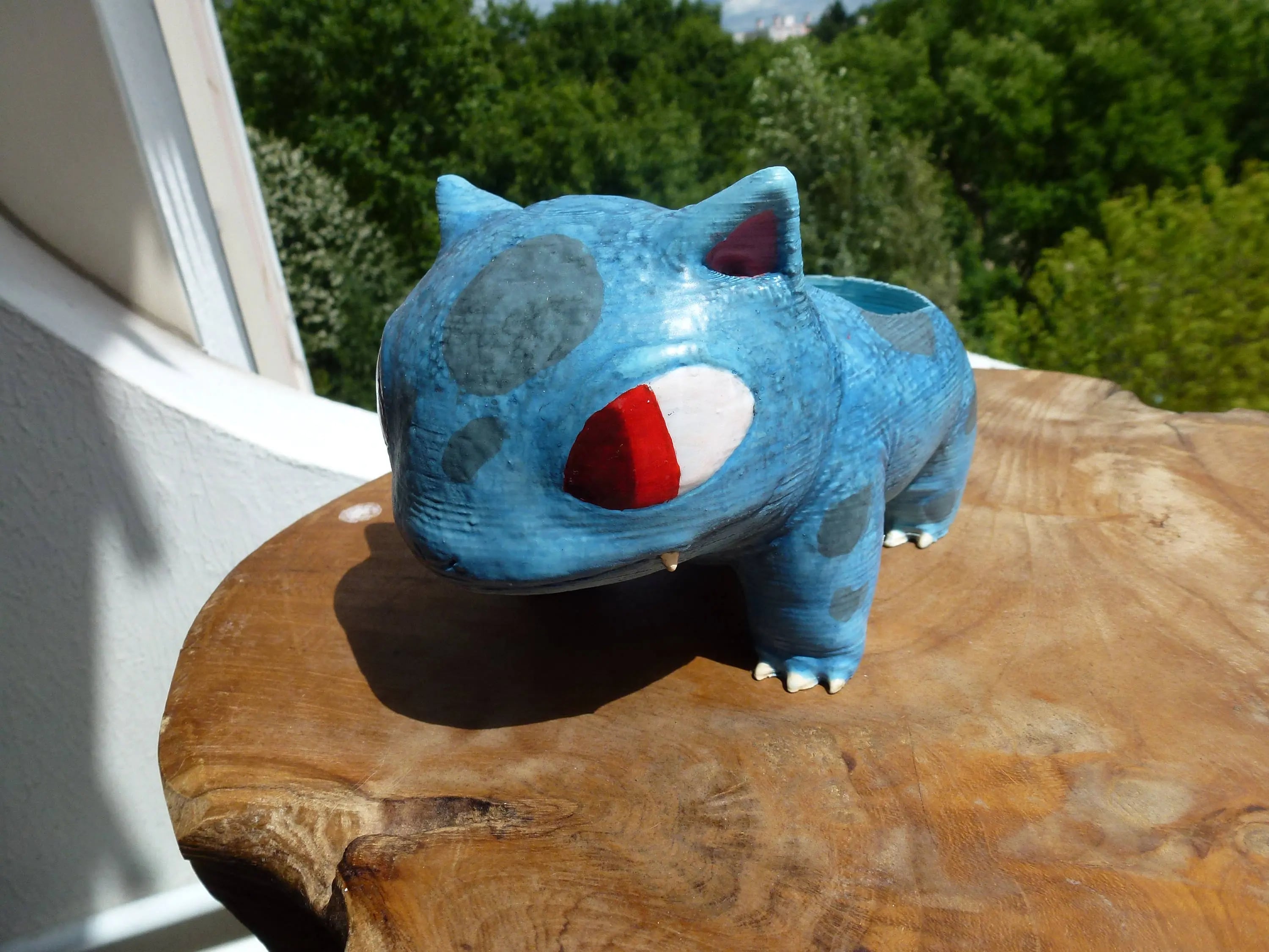 bulbizarre bulbasaur planter 3d model