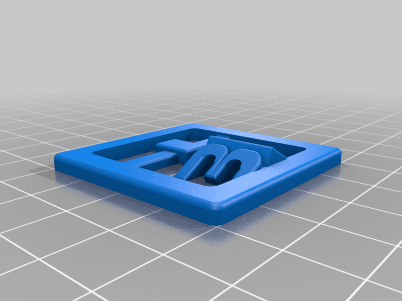 3D print Badge/Keyfob 3d model