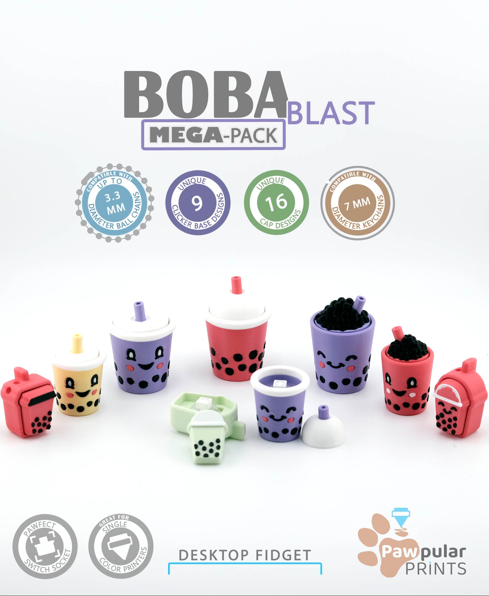 Boba Blast MEGA-Pack 3d model