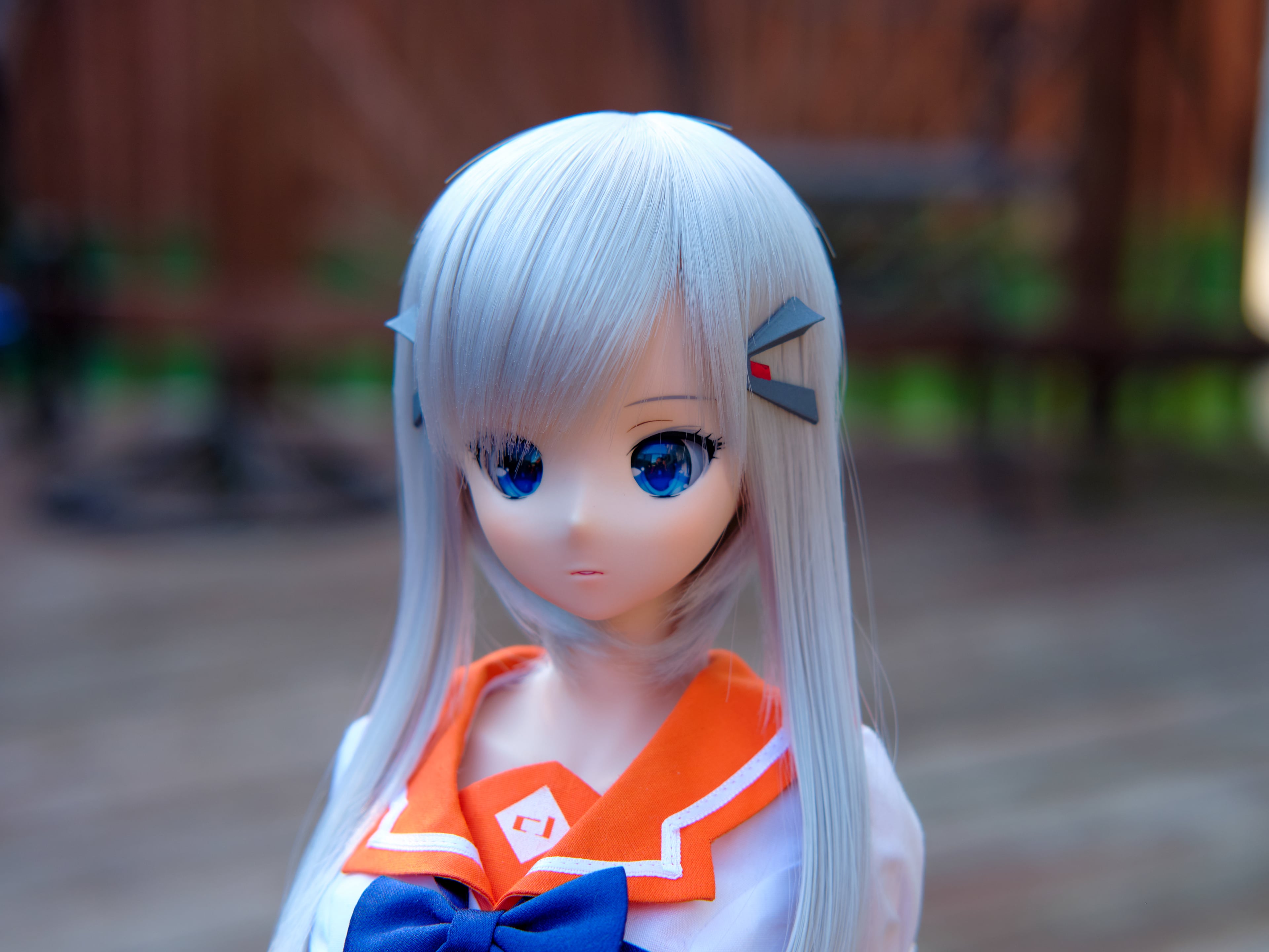 Chitose Telepathic Wave Transmitter Hair Clips - Smart Doll 3d model
