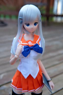 Chitose Telepathic Wave Transmitter Hair Clips - Smart Doll 3d model