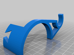 PowKaddy CT6 Buggy Bag Hook 3d model